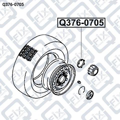 Mola de coberta de cubo para Mitsubishi Pajero II Canvas Top V2W, V4W