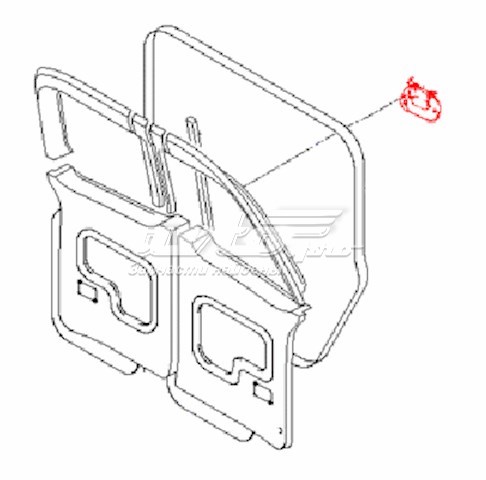 826604A000 Hyundai/Kia maçaneta dianteira direita da porta externa