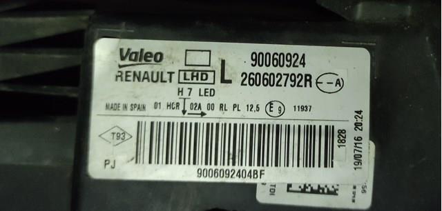 260602792R Renault (RVI) Фара