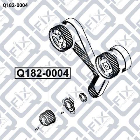Звездочка привода коленвала двигателя Q-fix Q1820004