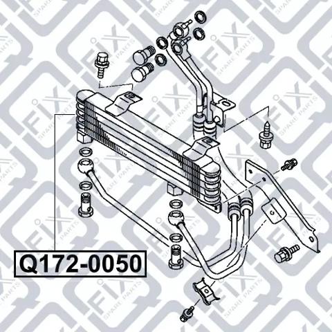 Масляный радиатор Q1720050 Q-fix
