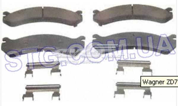 Передние тормозные колодки ZD784 Wagner