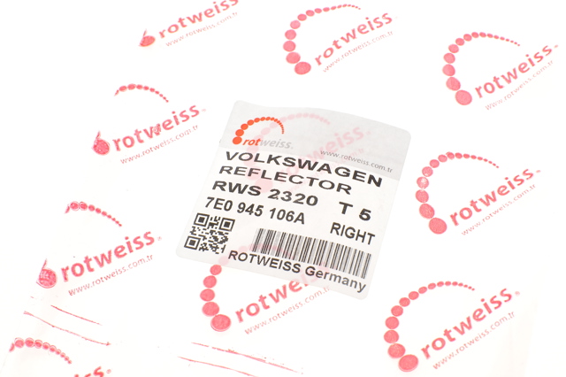 Отражатель бампера заднего правый Rotweiss RWS2321 цена, от 4.19 USD