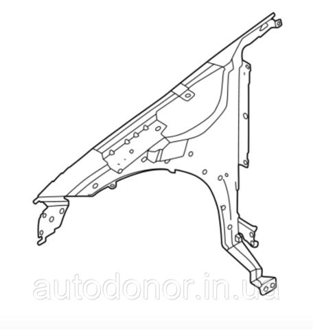 Боковая часть передняя правая Nissan/Infiniti F31005MPMA цена, от 405.41 USD
