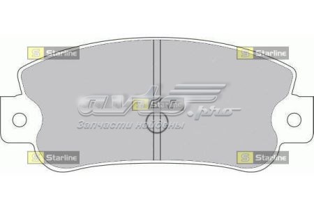 Колодки тормозные задние дисковые STARLINE BDS073