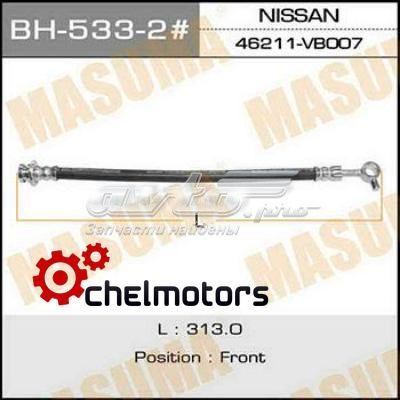 Шланг тормозной передний левый BH5332 Masuma