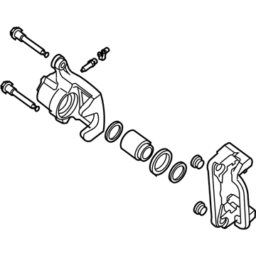 440119N00B Nissan/Infiniti Тормозной суппорт задний левый