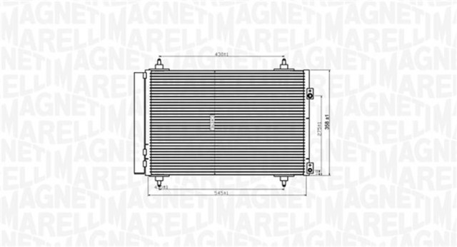 Радиатор кондиционера MAGNETI MARELLI BC820