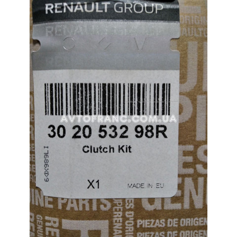 Комплект сцепления Renault (RVI) 302053298R