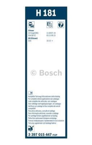 3397015447 Bosch limpa-pára-brisas de vidro traseiro