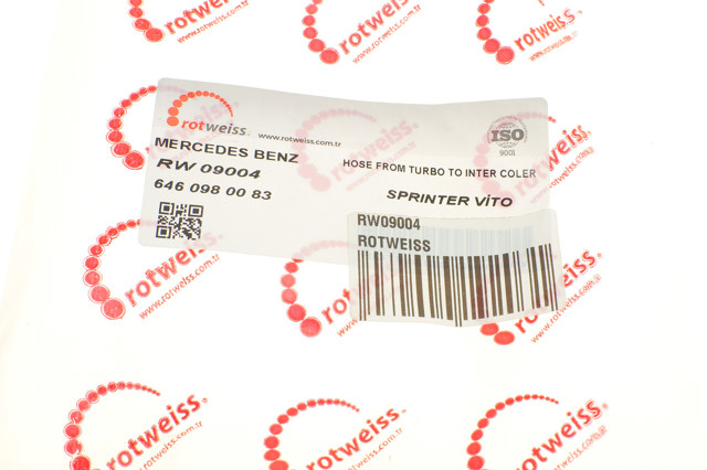 Шланг интеркуллера Rotweiss RW09004