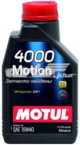 386401 Motul Масло двигателя