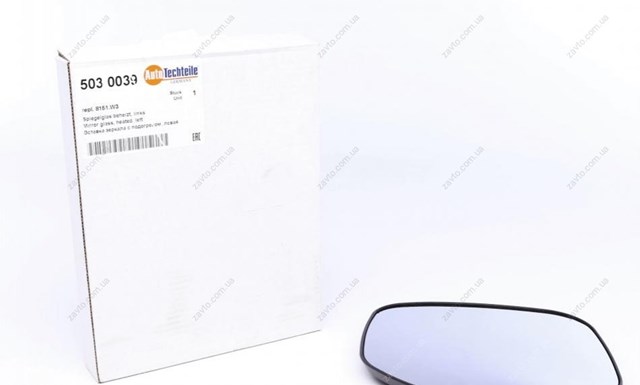 Стекло левого зеркала заднего вида 5030039 Autotechteile