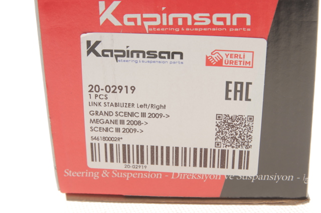 Купить 2002919 Kapimsan Амортизационная стойка