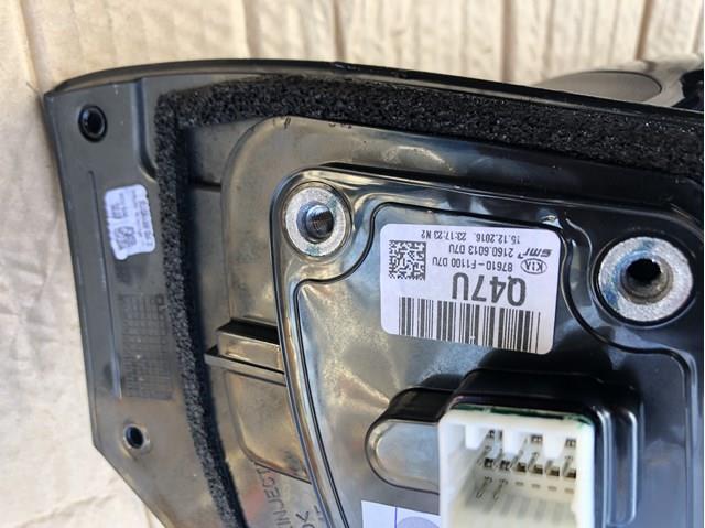Левое боковое зеркало 87610F1110 Hyundai/Kia