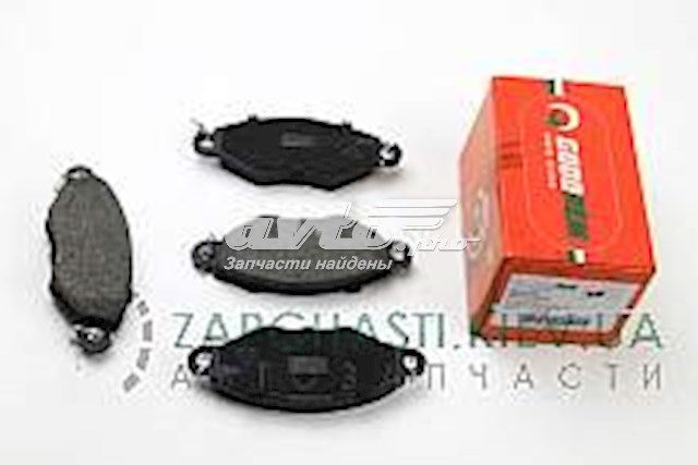 Колодки тормозные задние дисковые GOODREM RM1242