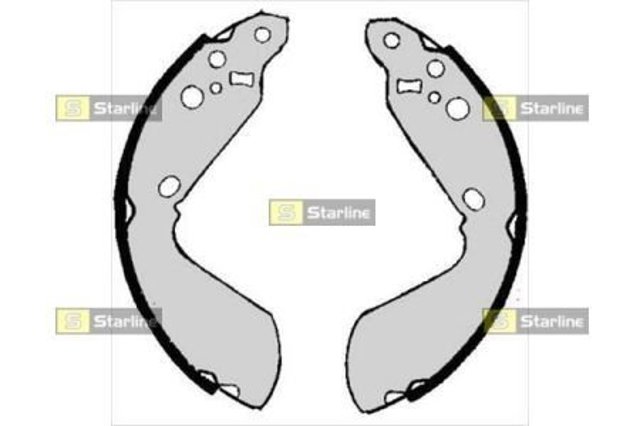 Тормоза рабочие задние ножные и тормозные барабаны Starline BC06890 цена, от 26.20 USD