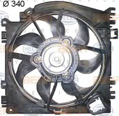 21481AY610 Nissan вентилятор (крыльчатка радиатора охлаждения)