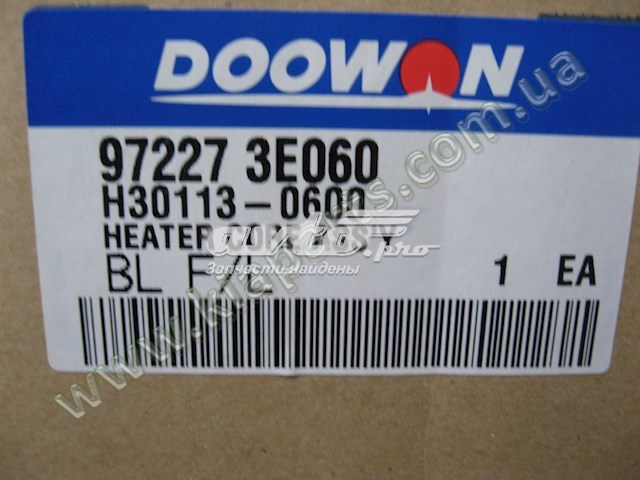 H301130600 Doowon Радиатор отопителя салона