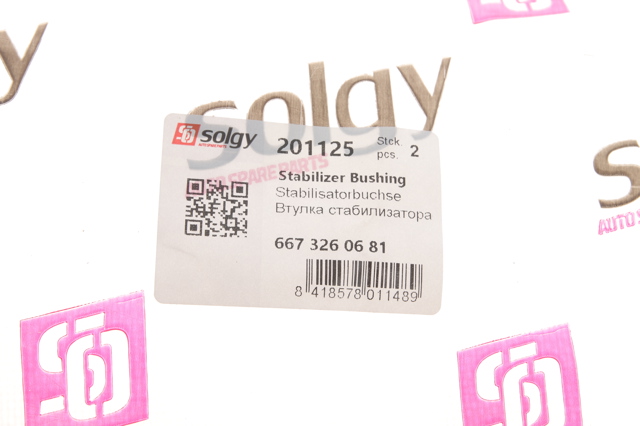 Резинка заднего стабилизатора Solgy 201125 цена, от 4.03 USD