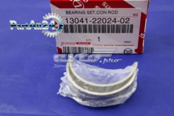 130412202302 Toyota folhas inseridas principais de cambota, kit, 1ª reparação ( + 0,25)