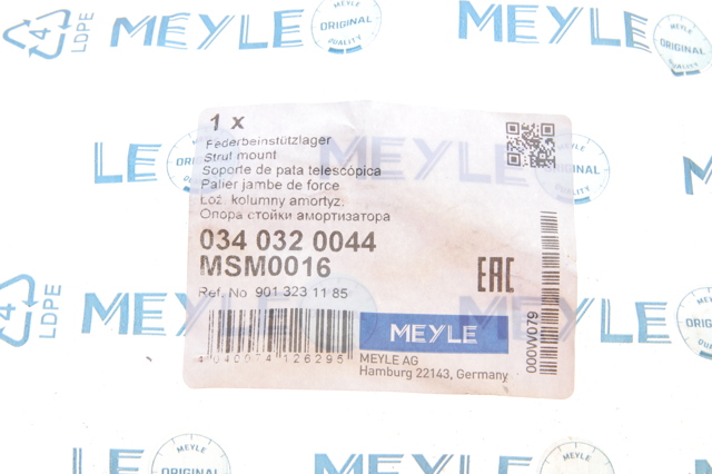 Опора переднего амортизатора 340320044 Meyle