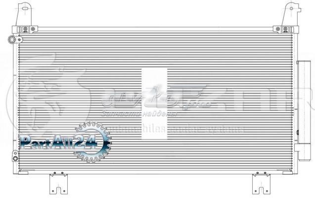 Радиатор кондиционера LRAC2316 Luzar