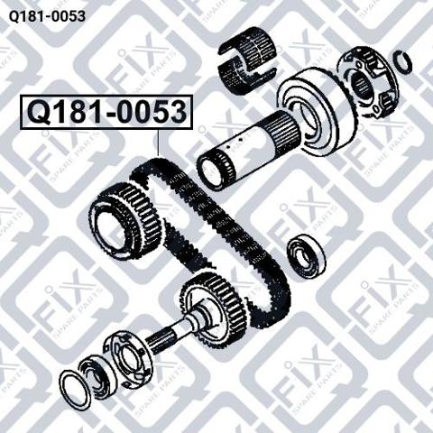 Цепь привода раздаточной коробки Q-fix Q1810053 цена, от 117.17 USD