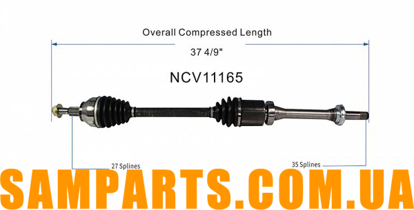 Правая полуось CV6Z3B436AQ Market (OEM)