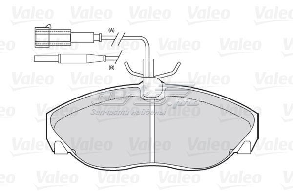 Колодки тормозные передние дисковые VALEO 301429