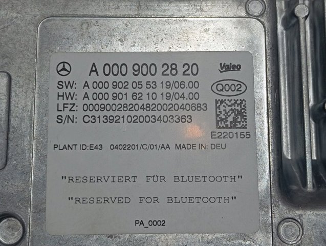 0009002820 Mercedes 