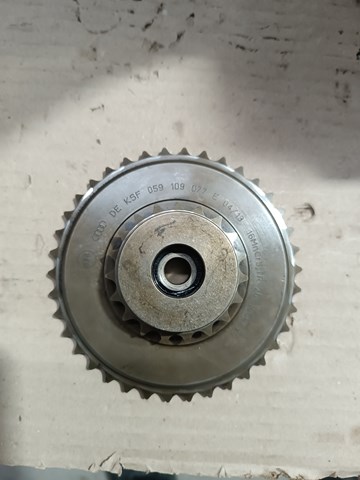 Engrenagem de cadeia da roda dentada da árvore distribuidora de motor Volkswagen Touareg I 7LA, 7L6, 7L7