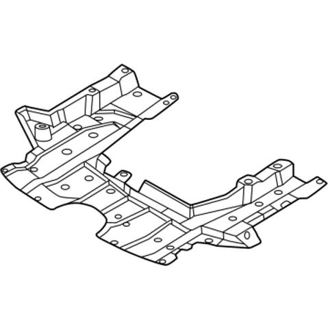 Защита двигателя задняя Nissan/Infiniti 758956RR0A цена, от 25.34 USD