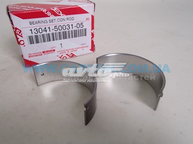 130415003105 Toyota folhas inseridas principais de cambota, kit, 1ª reparação ( + 0,25)