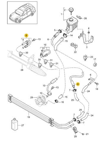  95834744900 Porsche