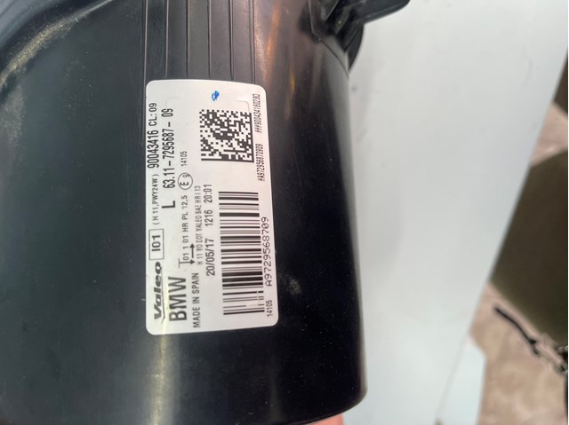 63117295687 BMW Фара