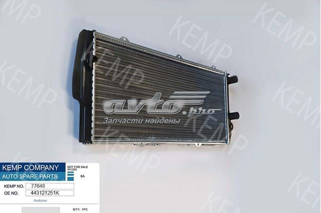 Радиатор охлаждения двигателя Tempest TP1510604781 цена, от 41.98 USD