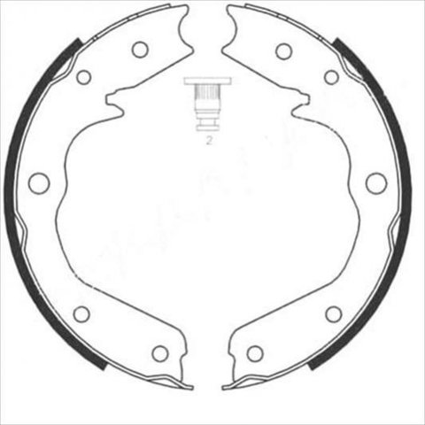 BC08970 Starline Тормозные колодки ручника