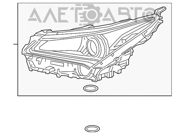 Правая блок фара FPS FP8166R2P цена, от 331.25 USD