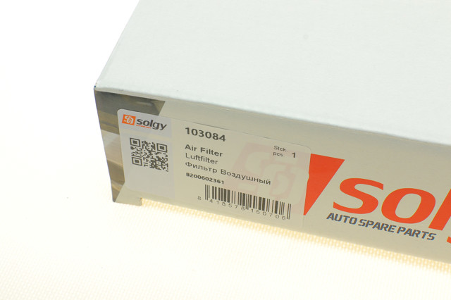 Воздушный фильтр 103084 Solgy