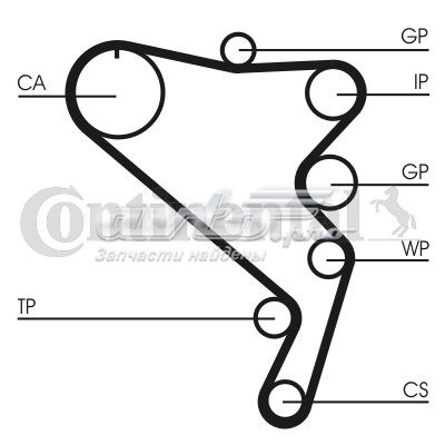 Комплект ремня ГРМ CT1120K1 Continental/Siemens
