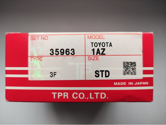 Кольца поршневые 35963STD TPR