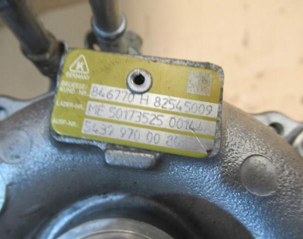 Турбина 54399700080 Borg-Warner