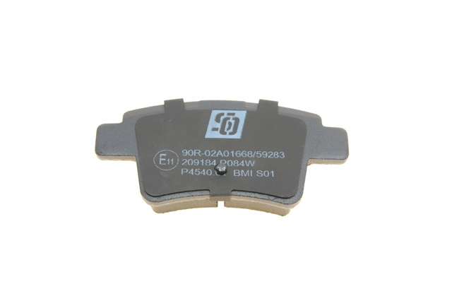 Sapatas do freio traseiras de disco 209184 Solgy