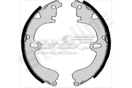 Колодки тормозные задние барабанные STARLINE BC04530