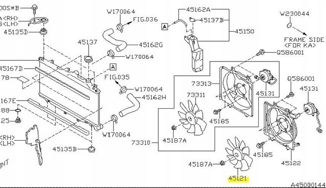Вентилятор (крыльчатка) радиатора охлаждения на Subaru Forester S13, SJ
