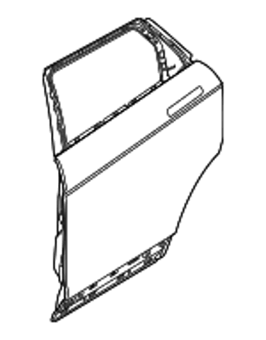 LR138383 Land Rover Дверь задняя, правая