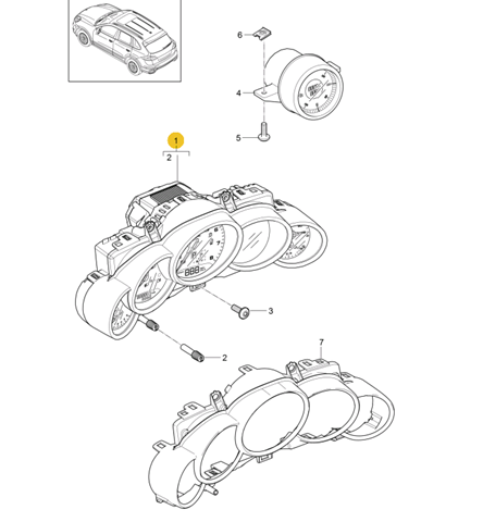  95864116100 Porsche