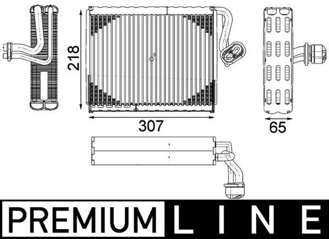 Випарник AE122000P MAHLE