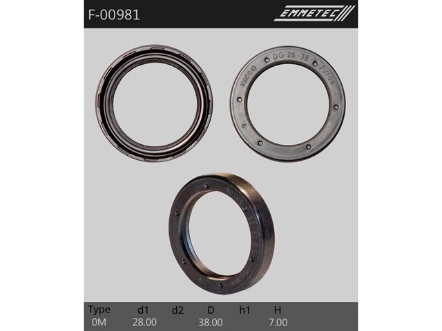 Сальник рулевого редуктора Emmetec F00980 цена, от 2.88 USD